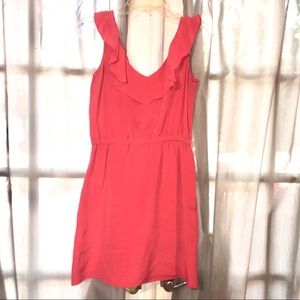 Beautiful Silk Corally-Pink Anlo Dress Size Small!